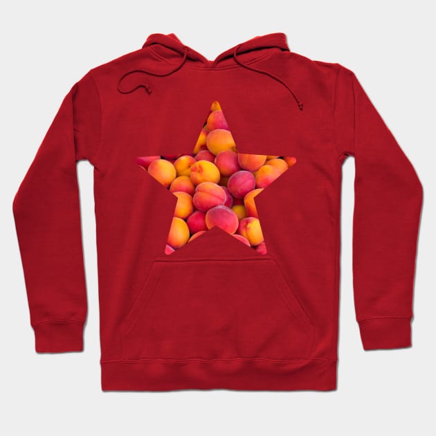 Peach Fruit Star Hoodie by NAGANIES